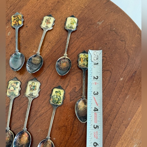 Vintage 1980 ARS First Edition Hummel Collector Spoons Lot of 13 Silverplate - Picture 6 of 10